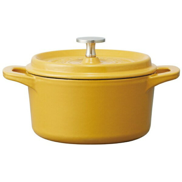 Skater｜スケーター IH対応 ココット鍋 16cm パンプキンイエロー