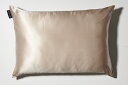 太陽｜Taiyo ヒツジのいらない枕カバー　シルク シャンパンゴールド HTSILK-001C-SG [43×63cm枕用 /ファスナータイプ]
