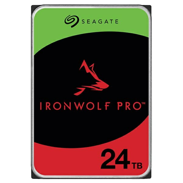 SEAGATE｜シーゲート ST24000NT002 Seagate IronWolf Pro 3.5インチ 【ベイ無制限】24TB 内蔵HDD(CMR) データ復旧3年付 5年保証 7200rpm PC NAS 用 RVセンサー ST24000NT002 [24TB /3.5インチ]