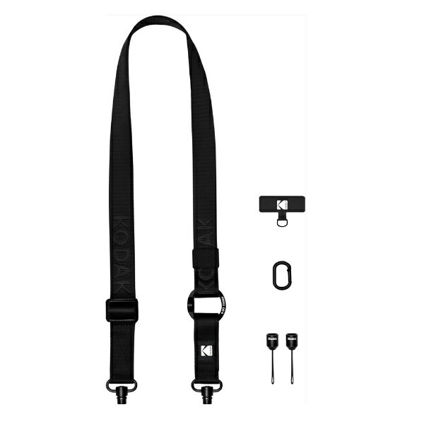 Kodak｜コダック マルチストラップ RK0401 BK ブラック