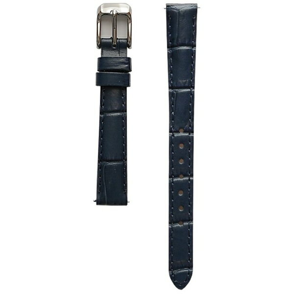 SEIKO|セイコー 牛革ワニタケフ型押(厚みタイプ)-甲丸タイプ- かん幅14mm 尾錠幅12mm SEIKOバンド ネイビー RS01C14NY