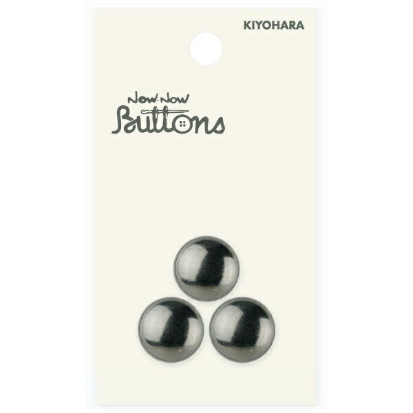 Button - 清原｜KIYOHARA ナウナウボタン メタル調ボタン 天丸 足つき 15mm アンティックシルバー NWN3067