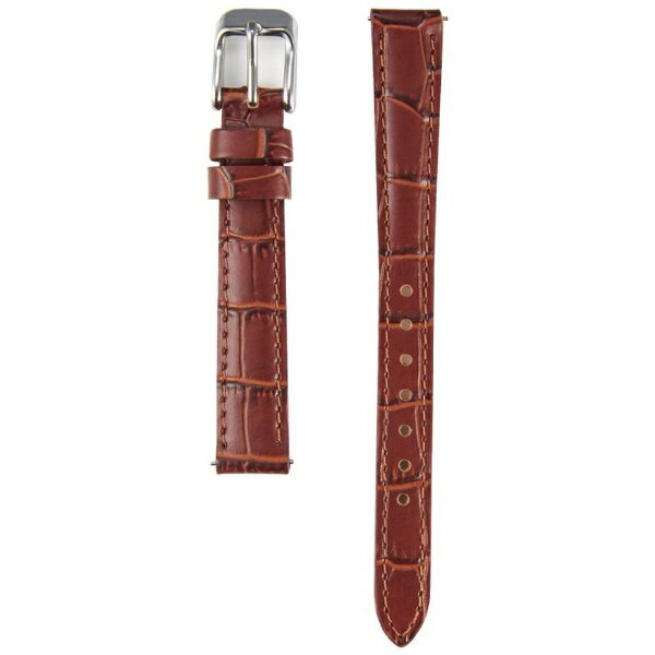 SEIKO|セイコー 牛革ワニタケフ型押(標準厚み) かん幅12mm 尾錠幅10mm SEIKOバンド ブラウン RS03C12BN