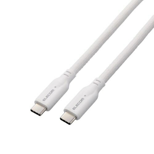 GRbELECOM ^CvC P[u USB Type C to Type C 0.5m PD 100W USB10Gbps fɂ VRbV 炩 y MacBook Pro iPad iPhone  Type-C @Ή z zCg MPA-CC1GSM05WH