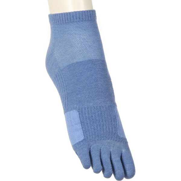 アツギ｜ATSUGI クリアビューティ アクティブ【RUNNING】すべり止め付き 5本指 スニーカー丈 スポーツソックス 23-25cm サックス PD46084