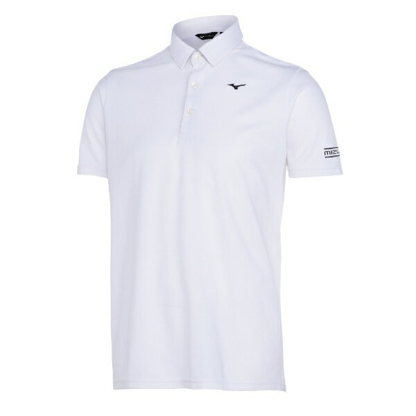 mizuno｜ミズノ メンズ ミズノロゴプリントシャツ(XLサイズ/ホワイト)E2JAB061 01：ホワイト E2JAB061 [メンズ /XLサイズ]【返品交換不可】