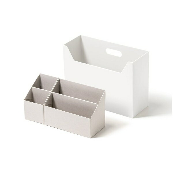 吉川国｜Yoshikawakuni MB-02 収納ボックス（オールホワイト） インナーS・L 2個セット