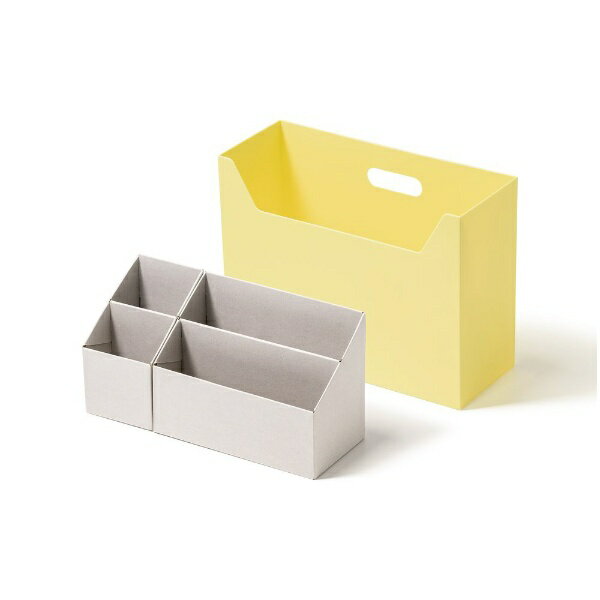 吉川国｜Yoshikawakuni MB-02 収納ボックス（イエロー） インナーS・L 2個セット