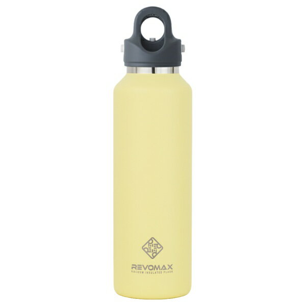 REVOMAX｜レボマックス 炭酸対応真空断熱ボトル 20oz［592ml/ワンタッチ］ REVOMAX バターイエロー DWF-20756B-176L-JP-V3 炭酸対応