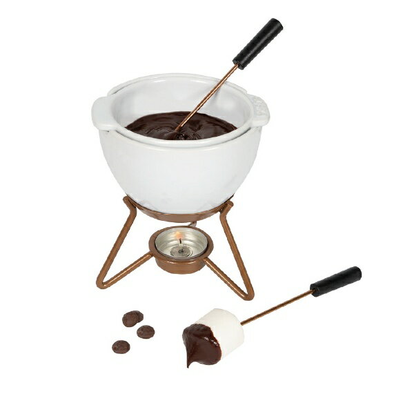 Choco Fondue Petitで最高のチョコレートフォンデュを制限なく楽しんでください。この完璧なフォンデュセットは、バン・マリー法（湯煎法）を使用します。溶けたチョコレートは焦げず、苦くならず、何時間でも温かく保たれます。セラミック製のフォンデュポットは250 mlの容量があり、美味しいチョコレートフォンデュを200グラム分楽しむのに十分です。焦げないチョコレートフォンデュ焦げずにフルーツやマシュマロを溶けたチョコレートに何時間もディップしたいですか？もちろん可能です！このフォンデュセットはバン・マリー法（湯煎法）を使用します。水の層のおかげで、チョコレートフォンデュは40-45°Cの理想的な温度に保たれます。チョコレートは焦げず、苦くなりません。完璧なチョコレートフォンデュセットこのフォンデュセットには、フォンデュのロマンチックな夜に必要なすべてが揃っています。2つのコンパクトなセラミック製フォンデュポットをお互いに挿し入れ、その間に水の層を作ります。ベースのティーライトが水とチョコレートフォンデュを温かく保ちます。便利なフォンデュフォーク2本が付属しています。フォンデュポットは電子レンジでしか使用できません。もしIH調理器や電気コンロなど異なる熱源しかない場合、フォンデュを温めるために別のポットを使用することをお勧めします。電子レンジと食洗機に対応したフォンデュポット最も小さいフォンデュポットは電子レンジで使用できます。これにより、フォンデュ用のチョコレートを素早く溶かすのに役立ちます。使用後、ベースを除くフォンデュセットは食洗機に入れて洗うことができます。次のお食事の準備が完璧にきれいでできます。