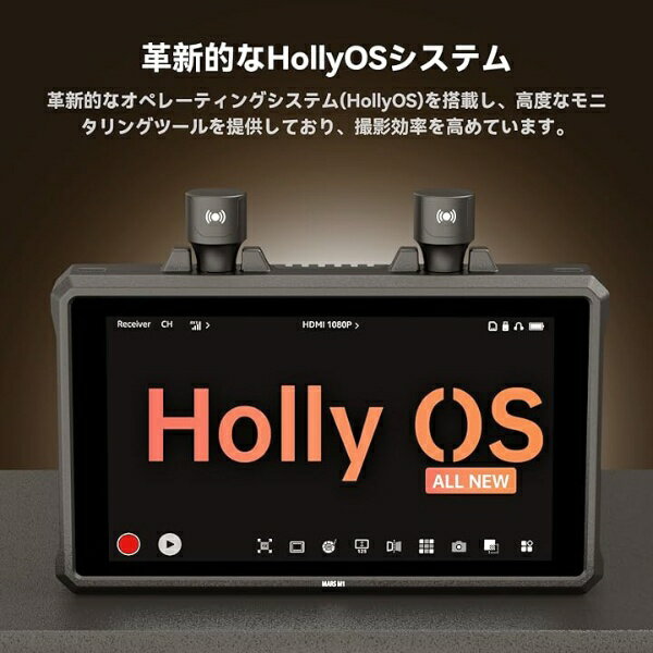 �ڥ���ȥ꡼�Ǻ������ۥݥ���ȴԸ���4/5�ޤǡ� HOLLYLAND�åۡ������ Hollyland Mars M1 Enhanced kit �磻��쥹 �������������ƥࡦ������˥��� 3in1 SDI&HDMI�б� ̵��������������