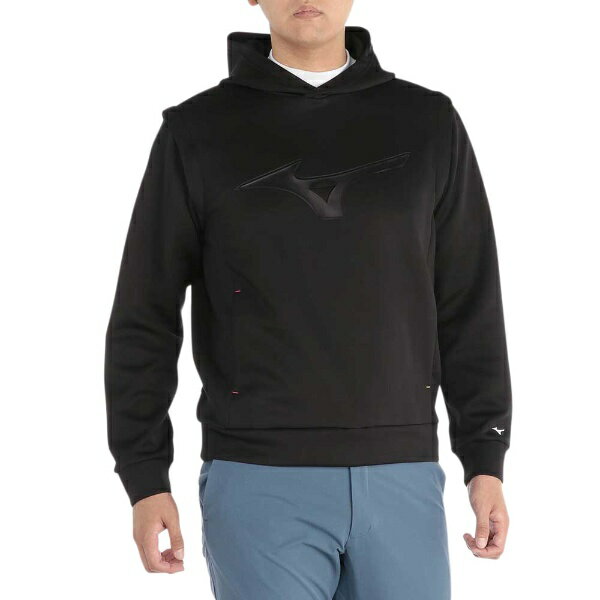 ミズノ｜mizuno メンズ スムース2WAYパーカー 袖取り外し(2XLサイズ/ブラック)E2MCB003 09：ブラック E2MCB003 [メンズ /2XLサイズ]【返品交換不可】