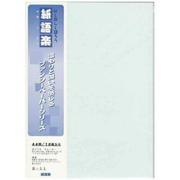 平和紙業｜Heiwa Paper 〔各種プリンタ〕紙語楽 ガイアA 0.18mm [A4 /10枚] ウオーター B-11(2)