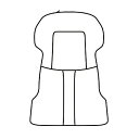 フジ医療器|FUJIIRYOKI AS-690(BK)用背パット 237359