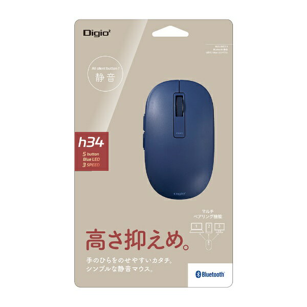 �ʥ��Х䥷��Nakabayashi �ޥ��� (Chrome/iPadOS/iOS/Mac/Windows11�б�) �֥롼 MUS-BKF219NB [BlueLED /̵��(�磻��쥹) /5�ܥ��� /Bluetooth]