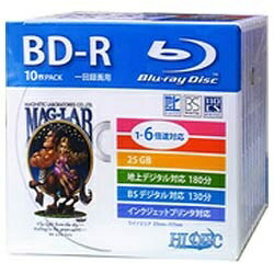 磁気研究所｜HIDISC ハイディスク 録画用BD-R HIDISC ホワイト HDBD-R6X10SC [10枚 /25GB /インクジェットプリンター対応][HDBDR6X10SC]