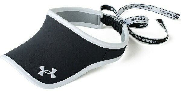 アンダーアーマー｜UNDER ARMOUR レディース UAドライバー リボン バイザー ブラック 1384859 [レディース /フリーサイズ：頭周り55cm]【返品交換不可】