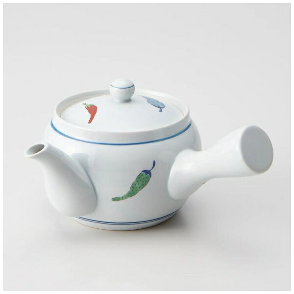 丸利玉樹利喜蔵商店 急須 赤絵唐辛子