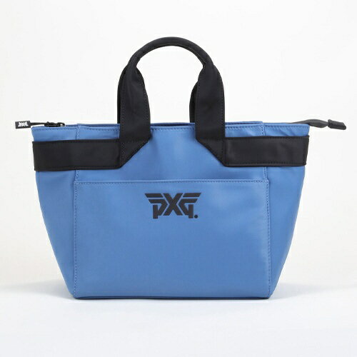 PXG｜ピーエックスジー ゴルフカートバッグ Golf Cart Tote Blue ゴルフカートトート ブルー B-JP-GBCARTB [ジッパー口上辺長さ：35cm 底辺：24cm 高さ20cm 奥12cm]【オウンネーム非対応】