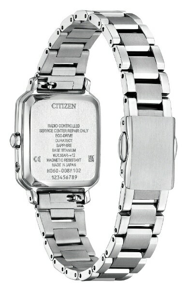 CITIZEN｜シチズン xC（クロスシー）　光発電エコ・ドライブ電波時計［ソーラー電波時計］　hikari collection Square 2way Model　Titania Happy Flight ES9500-69E