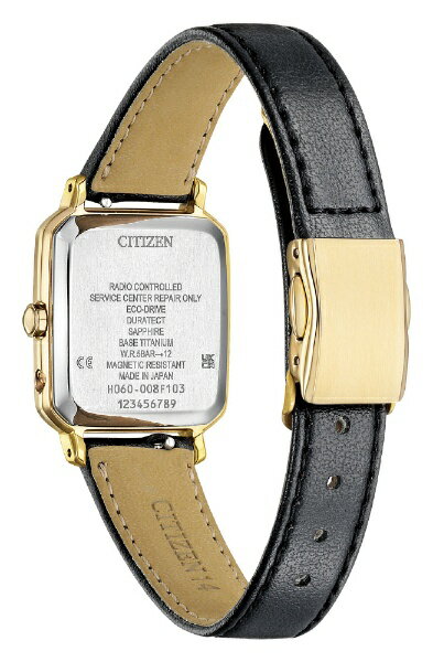 CITIZEN｜シチズン xC（クロスシー）　光発電エコ・ドライブ電波時計［ソーラー電波時計］　hikari collection Square 2way Model　Titania Happy Flight ES9502-12A