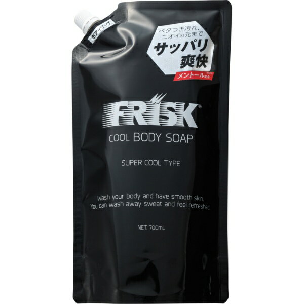 DOSHISHA｜ドウシシャ FRISK（フリスク）クールボディソープ スーパークール 詰替パウチ 700mL ペパーミントの香り