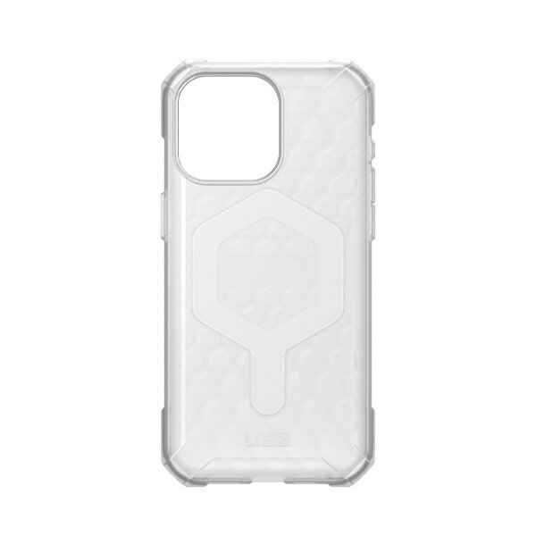 UAG UAG iPhone 15 Pro用 ESSENTIAL ARMOR フロステッドアイス　UAG-IPH23LA-EMS-FI　UAG ESSENTIAL ARMOR Case iPhone 15 Pro Max ケース タフ アンチショック 耐衝撃 薄型 単一TPU MagSafe対応 UAG UAG-IPH23LA-EMS-FI