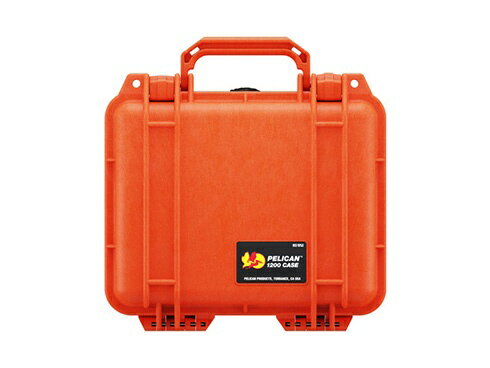 Pelican|ペリカン PELICAN ペリカン 1200 フォームなし 5.0L 27cm x 24.6cm x 12.4cm 正規品 保証付き プロテクターケース オレンジ 1200-001-150