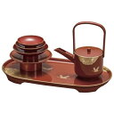 【エントリーで最大10万ポイント還元|5/6迄】 まえじゅう漆器 7L-015 屠蘇器 光輝