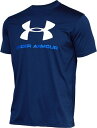 アンダーアーマー｜UNDER ARMOUR メンズ UAテック ビッグロゴ ショートスリーブTシャツ ネイビー 1359132 