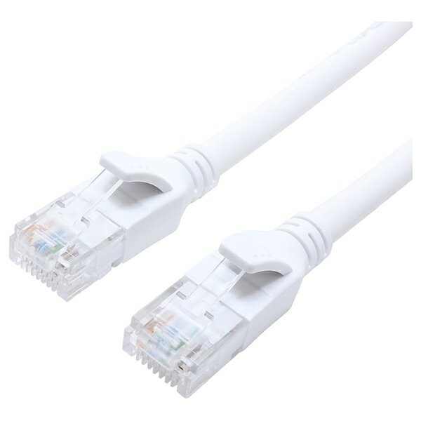 ORIGINAL BASIC｜オリジナルベーシック LANケーブル ホワイト OB-L6A1-1000ST-WH [10m /カテゴリー6A /スタンダード]