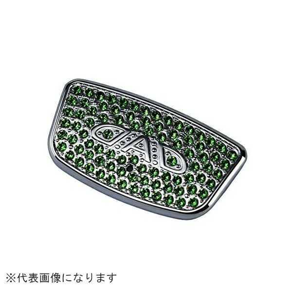 GARSON｜ギャルソン クリスタルパーキングスイッチエンブレム　T-A　エメラルド　C-HR SB108-08(2.0)
