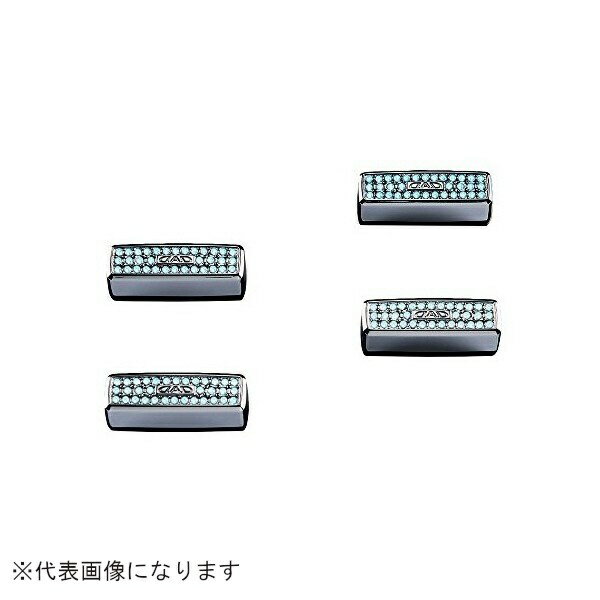 ●クリスタルA/Cノブカバー　T-A　アクアマリンエアコンノブ部を華やかに彩るクリスタルA/Cノブカバーです。3次元立体成形により抜群のフィット感を実現したクロームコーティングボディに、ラグジュアリーな輝きを放つスワロフスキー・クリスタルを散りばめた、上質感溢れるアイテムに仕上げています。今までにない満足感を感じて頂ける事でしょう。取付方法は両面テープで貼るだけの簡単装着。【適合車種】50系 プリウス / C-HR ■スワロフスキー・クリスタルカラー：アクアマリン