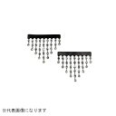 GARSON|ギャルソン ミラークリスタルチェーン ワイド 2P シルバー/アクアマリン SA762-06