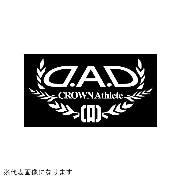 GARSON｜ギャルソン DAD　オートモデルステッカー　クラウンアスリート　ホワイト ST107-37