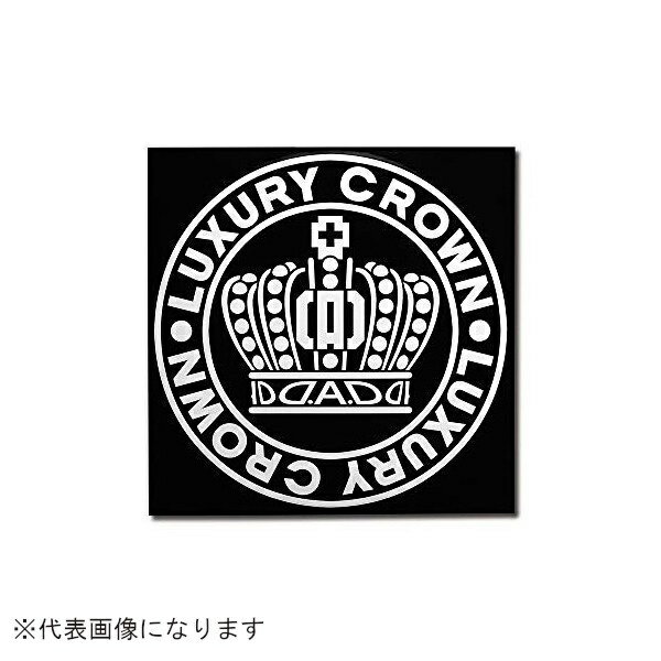 GARSON｜ギャルソン DAD　クラウンサークルステッカー　Lサイズ　ホワイト ST141-01