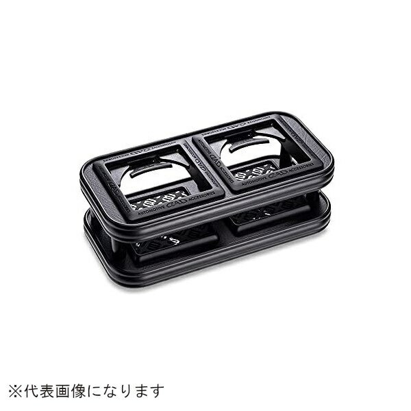 GARSON｜ギャルソン スキナトコロニドリンクホルダー ダブル マットブラック/レザーブラック/モノグラム HA650-02-14
