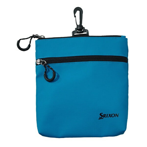 ダンロップ スリクソン｜DUNLOP SRIXON ファスナーポーチ (L17×H19×W2cm/ブルー) GGF-B2806 ブルー GGF-B2806