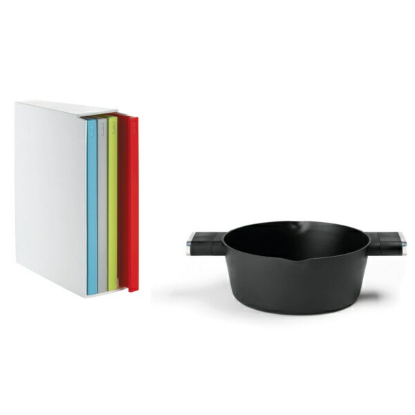 グッチーニ｜GUZZINI IHソースパン 24cm/チョッピングボード MY KITCHEN アソート GVS172824-52 [IH対応]