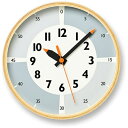 【エントリーで最大全額ポイント還元|7/18迄】 タカタレムノス|Lemnos fun pun clock with color! グレー YD2309GY