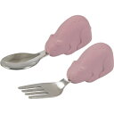 Tiny Twinkle|タイニートゥインクル ステンレス スプーン&フォーク Lilac Bear