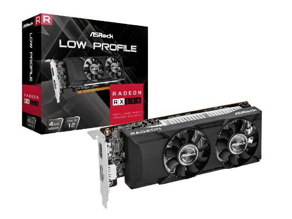 ASROCK｜アスロック グラフィックボード Radeon RX550 Low Profile 4GB(RX550 LP 4G) Radeon RXシリーズ /4GB