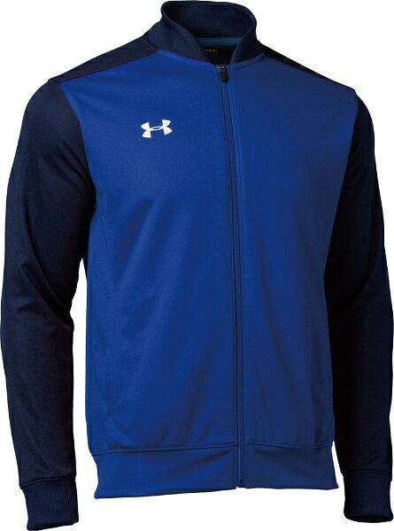 【返品交換不可】 アンダーアーマー｜UNDER ARMOUR 男女兼用 UAチーム ウォームアップ ジャケット Midnight Navy×J Royal×White 1314108 [ユニセックス /LGサイズ]