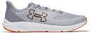 アンダーアーマー｜UNDER ARMOUR ランニングシューズ UAチャージド パスート3 ビックロゴ Mod Gray×Steel×Atomic 3026518 