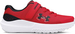 アンダーアーマー｜UNDER ARMOUR キッズ ランニングシューズ UAサージ4 AC Red×Black×Black 3027104 [21.5cm /幅:D]