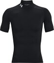 【返品交換不可】 アンダーアーマー|UNDER ARMOUR メンズ UAヒートギアアーマー コンプレッション ショートスリーブ Black×White 137...