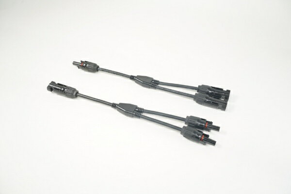 本機を使用してソーラーパネル2枚で発電が可能です。充電時間の短縮が可能になります。