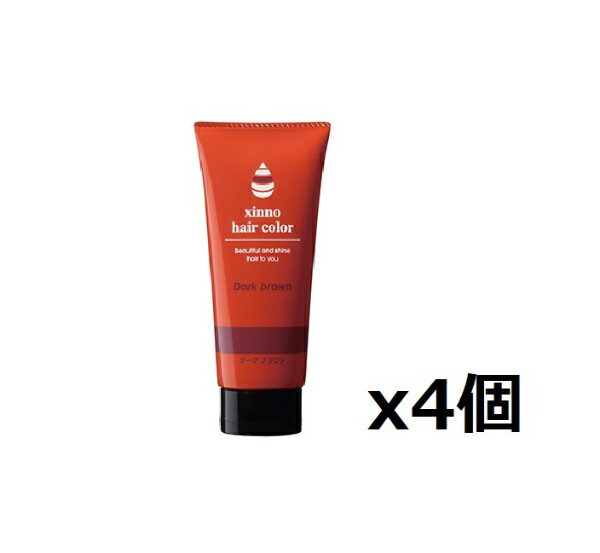 エックスワン｜X-ONE エクシーノヘアカラー　ダークブラウン　4個セット
