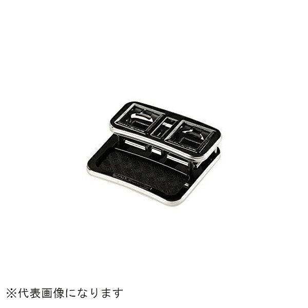 GARSON｜ギャルソン フロントセンターテーブル　スクエア　レザーBK　GGH2*アルファード/ヴェルファイア　モノグラム　回転コンソール車 DT866-14