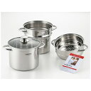 【エントリーで最大10万ポイント還元|5/6迄】 タマハシ|Tamahasi 「ラ・ベットラ」IH200V対応 スチーム&パスタポット20cm